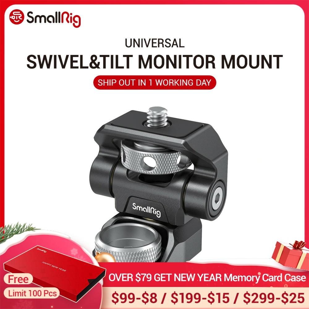 SmallRig DSLR Camera Adjustable Camera Monitor Holder Swivel and Tilt Adjustable Monitor Mount with ARRI-Style Mount 2903 ► Photo 1/6