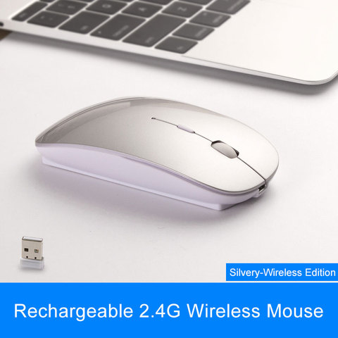 Dan verticaal hebzuchtig Wireless Mouse USB Receiver Rechargeable Mice for  xiaomi/Dell/Hp/Lenovo/Acer/Asus Silent Bluetooth Mouse for Computer Laptop  Pc - Price history & Review | AliExpress Seller - Pro-Macbag Store |  Alitools.io