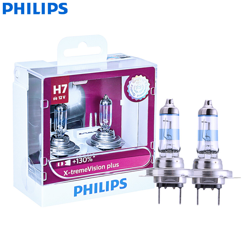 Philips X-treme Vision Plus H7 12V 55W PX26d 12972XVPS2 130% More