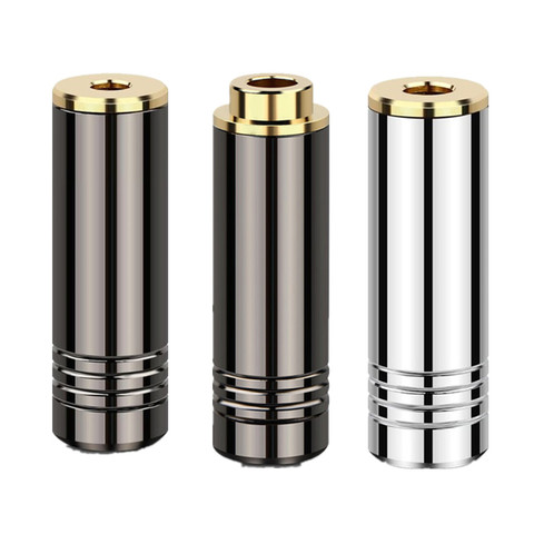 Jack Audio 2.5mm 3.5mm 4.4mm Female Plug Copper Gold Plated Earphone DIY Stereo Socket 4/5 Pole Balance Plug Connector Adapter ► Photo 1/6