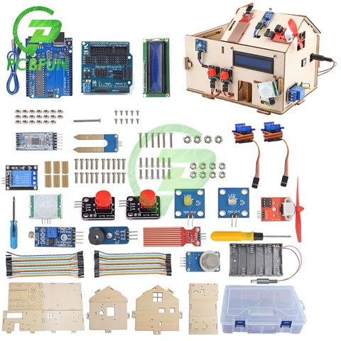 Learning Kit Smart Home House Kit with PLUS Board for Arduino DIY STEM+Complete Set of Sample Program Materials + Assembly Steps ► Photo 1/1