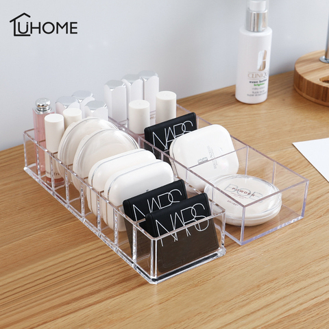 Transparent Acrylic Cosmetics Storage Box Makeup Holder Jewelry Make Up Organizer for Home Plastic Desktop Storage Boxes ► Photo 1/5