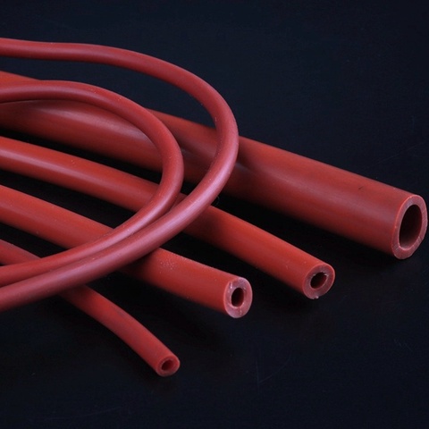 100cm I.D 2~32mm Hi-quality Rust Red Silicone Hose Flexible Silica Gel Pipe Aquarium Air Pump Hose Food Level Safety Soft Pipe ► Photo 1/6