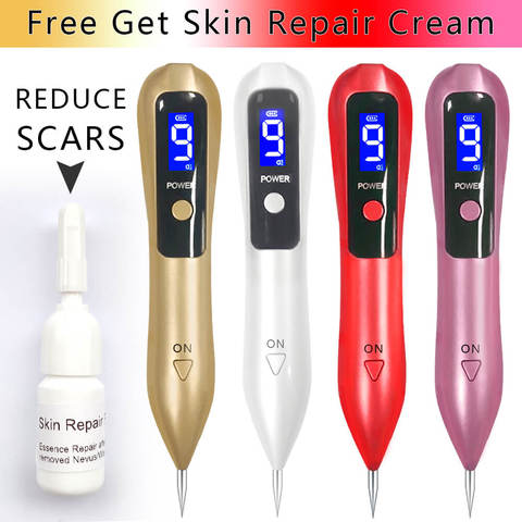 Laser Mole Removal Pen Wart Plasma Remover Tool Beauty Skin Repair Cream Corn Freckle Tag Nevus Dark Age Sweep Spot Tattoo Sets ► Photo 1/1