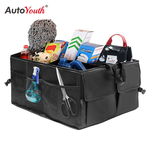 Car Trunk Organizer Eco-Friendly Super Strong & Durable Collapsible Cargo Storage Box For Auto Trucks SUV Trunk Box / Box ► Photo 1/6