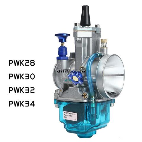 PWK Carburetor Universal Koso OKO Motorcycle Carburetor Carburador 21 24 26  28 30 32 34mm With Power Jet For Racing Moto