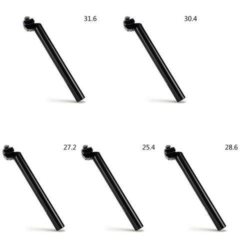 New Aluminum Alloy Bicycle Saddle MTB Road Mountain Bike Black Seat Tube Post Bicycles Parts ► Photo 1/6