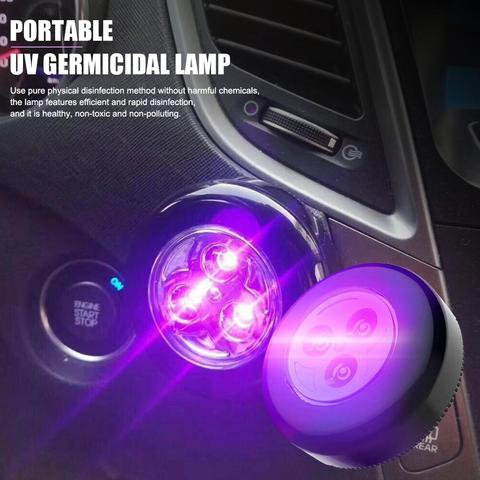 2pcs Mini Ultraviolet Black Light LED Germicidal Lamp 260nm Bulb Disinfection Sterilization Portable UVC Lights for Home Travel ► Photo 1/6