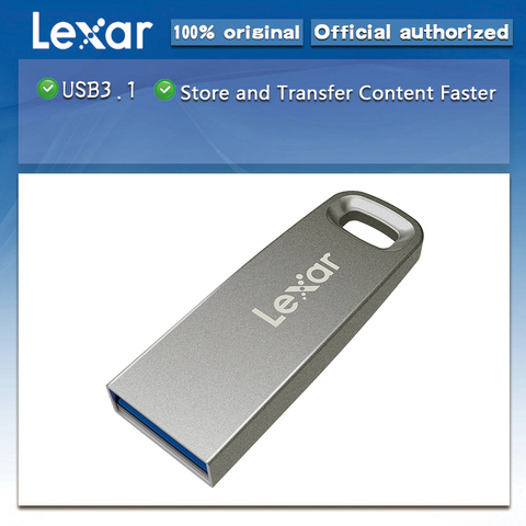 Lexar JumpDrive M45 USB 3.1 Flash Drive 32gb 128gb Up to 100MB/s High Speed Pen Drive 64GB Metal Pendrive Memory Stick U disk ► Photo 1/6