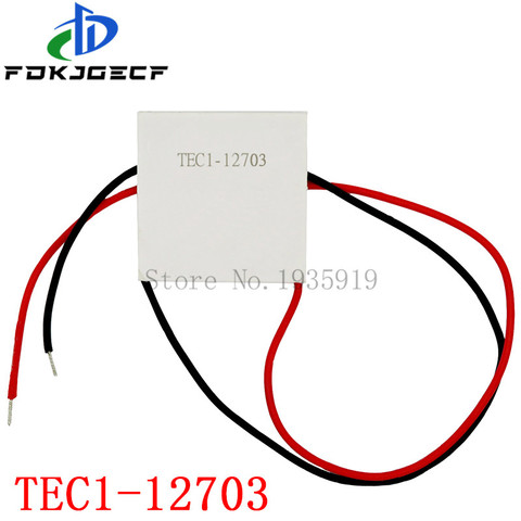 TEC1-12703 TEC 12703 40*40 Heatsink Thermoelectric Cooler Cooling Peltier Plate Module 12V Peltier Element Module ► Photo 1/1