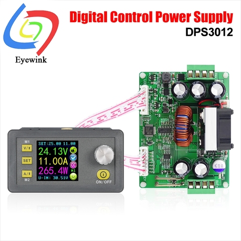 DPS3012 Constant Voltage current Step-down Programmable Power Supply module buck Voltage converter LCD voltmeter 32V 12A ► Photo 1/5