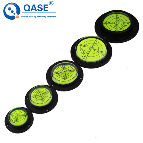 QASE Round Spirit Level Bubble Leveler with Mounting Holes Diameter 50mm-100mm Factory Direct Sales Customizable in Bulk ► Photo 1/6