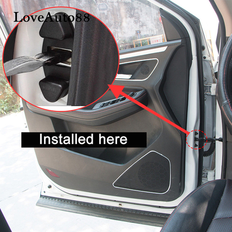 4PCS 3D ABS Door Stopper Protection Cover For Nissan Qashqai J11 J10 X-trail Xtrail T32 T31 car Accessories ► Photo 1/4