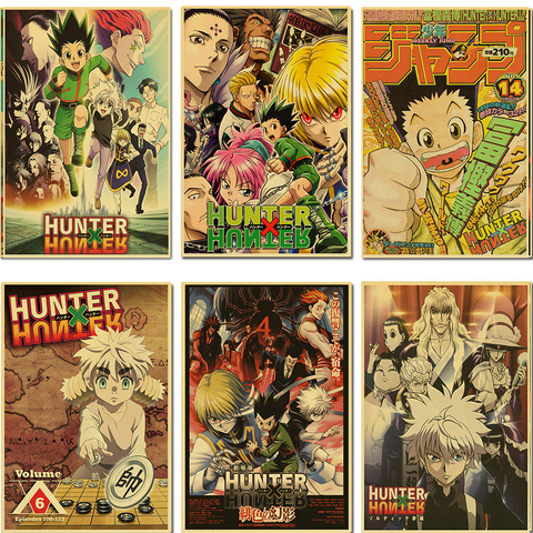 Price History Review On Hunter X Hunter Poster Popular Classic Japanese Anime Home Decor Retro Poster Prints Kraft Paper Wall Art Home Room Decor Aliexpress Seller Poster World Store