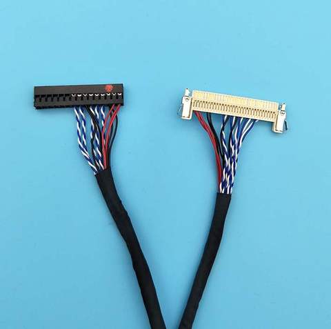 26-42-inch Fix-30 pin single 8 LVDS cable Cavo 40cm left power supply suitable for resolution 1366X768 LCD screen ► Photo 1/1