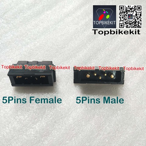 Hailong Power discharge connector 4pins or 5pins Male or Female/ power plug for Hailong 1 and Hailong 1-2 battery case Ebike ► Photo 1/6
