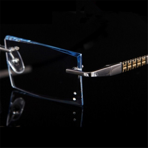 Rimless Glasses Prescription Glasses Titanium frame Men's Optical glasses Myopia Hyperopia Progressive prescription 88 ► Photo 1/5