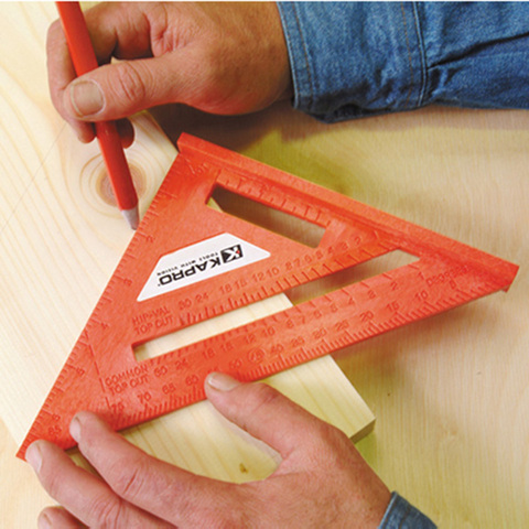 Kapro444-7in ABS carpenter's triangle ruler triangle plate right angle ruler for drawing ► Photo 1/6