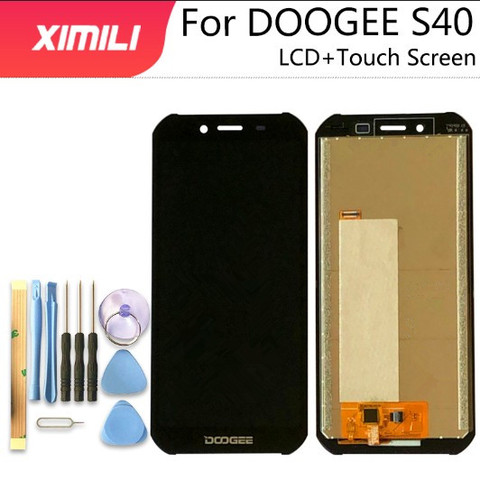 100% Tested New For DOOGEE S40 LCD Display+Touch Screen Digitizer Assembly 100% Original LCD+Touch Digitizer for S40 Lite+Tools ► Photo 1/6