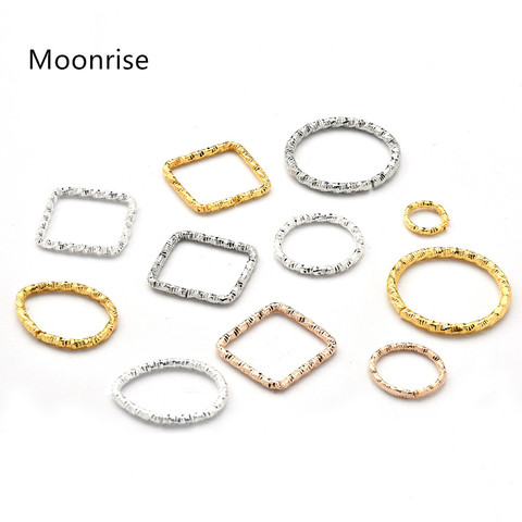 30-50Pcs Open Jump Rings Gold-plated Twisted Round Circle16 Gauge Open Jewelry Connectors For DIY Jewelry Making Supplies ► Photo 1/6