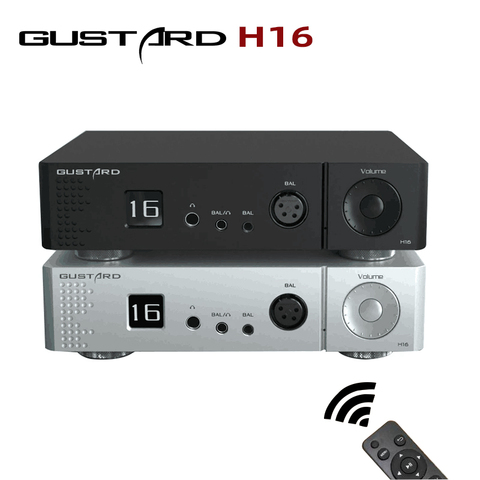 GUSTARD H16 Headphone Amplifier High Resolution OLED Display XLR/RCA Balanced Pre Amplifier ► Photo 1/6
