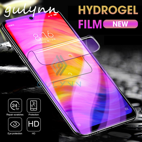 Hydrogel Protective Film On The For Xiaomi Redmi 10X K30 Anti Blue Ligh Screen Protector Film Redmi Note 8 6 T 9S 9 7 4X Pro  ► Photo 1/6