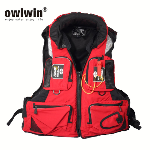 Owlwin Fishing Life Vest, Safety Life Vest Water