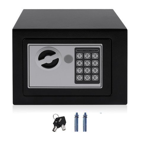 4.6L Professional safety box Home Digital Electronic Security Box Home Office Wall Type Jewelry Money Anti-Theft safe Box ► Photo 1/6
