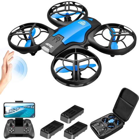 V8 Mini Drone 4K 1080P HD Camera WiFi Fpv Air Pressure Altitude Hold Black  Quadcopter RC Drone Toy ► Photo 1/6