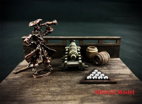 Black Pearl Pirate ship Scene decoration model kits Alloy Pirate Soldier ► Photo 1/6