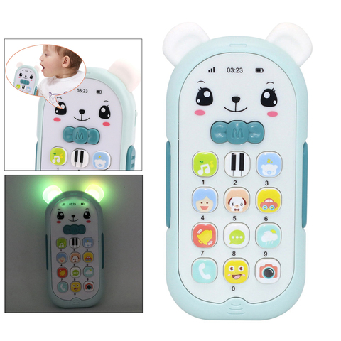 Baby Phone Toy Mobile Telephone Early Educational Learning Machine Kids Gifts Telephone Music Sound Machine Electronic Baby Toy ► Photo 1/6