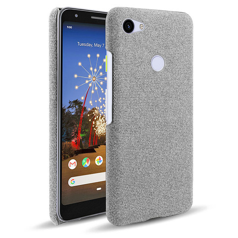 Cloth Cases For Google Pixel 3a XL Case Slim Retro Cloth Hard Phone Cover For Google Pixel 3A / Google Pixel 3A XL Coque Funda ► Photo 1/6