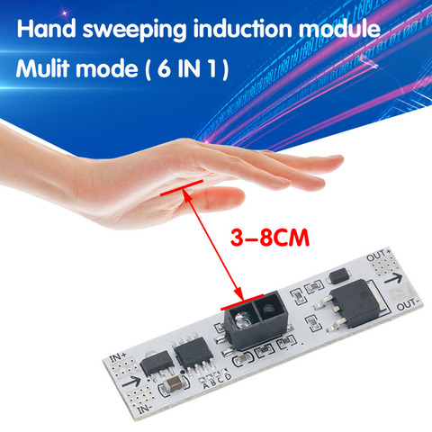 Short Distance Scan Sensor Sweep Hand Sensor Switch Module 36W 3A Constant Voltage for Auto Smart Home Compatible XK-GK-4010A ► Photo 1/1