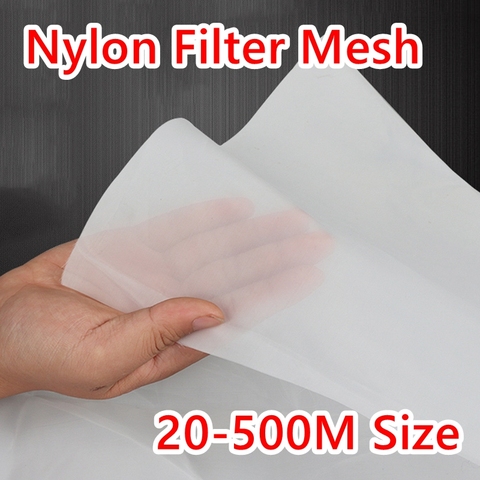 25-830 Micron Food Grade Nylon Filter Wire Mesh 20/30/40/100/200/300/400/500 Woven Mesh Industrial Water Filter Net Tool Parts ► Photo 1/6