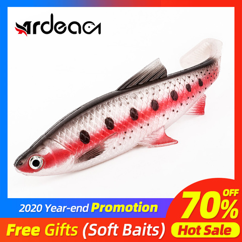 Ardea Soft Fish Lure 160cm 36.5g T-tail Artificial Silicone Fishing Bait PVC Swimbait Wobblers Shad Carp Flexhead Fishing Tackle ► Photo 1/6