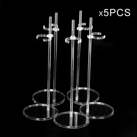 Kids Toys 5 Pcs/Lot Doll Stand Accessories For 30cm Doll Display Holder Suitable For 1/6 Dolls Transparent Stent ► Photo 1/6