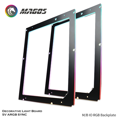 M/B IO RGB Backplate, Decorative Light Board 5V ARGB SYNC, Lighthouse Desktop ATX Motherboard Light-emitting Back Light ► Photo 1/1