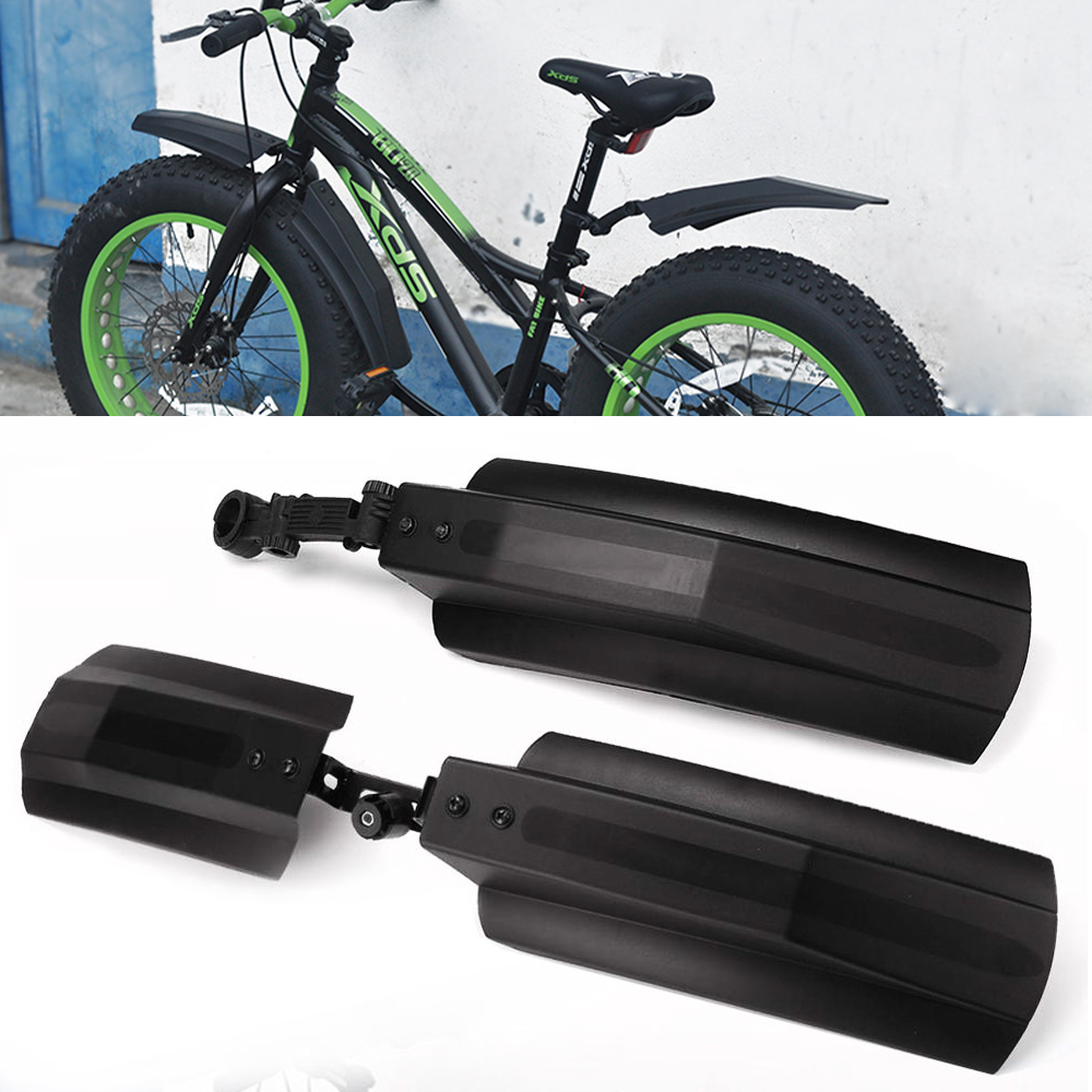 26" Snow Bicycle Bike Front Rear Mud Guard Fenders For Fat Tire Fat/ Bike Mtb 