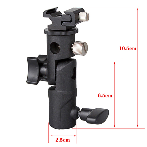 Photography Accessories Flash Light Bracket Stand Speedlite Holder Adapter 1/4