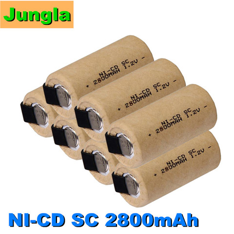 SC 2800mah 1.2v battery NICD rechargeable batteries for makita bosch B&D Hitachi metabo dewalt for electric screwdriver ► Photo 1/6