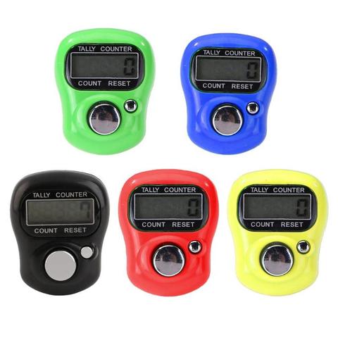 1Pcs Mini Finger Counter LCD Electronic Digital Counter Counting Range 0-99999  For Sewing Knitting Weave Tool ► Photo 1/6