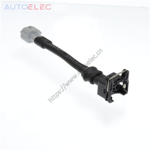 1Pcs EV1 female wire Harness to Denso Male Automotive Injector Adapters Wired Adapter Converter ► Photo 1/1