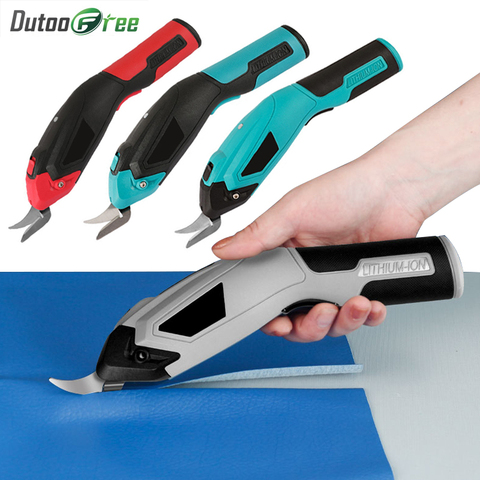 Electric scissors Cordless/fabric/Leather/Cloth Sewing hand held alloy double head cutting multi functional electric cuttingTool ► Photo 1/6