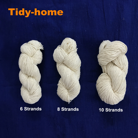 100Meter/piece 100% Cotton Off White Sashiko Thread 6 Strands 8 Strands 10 Strands Regular Sashiko Thread High Cost Performance ► Photo 1/6