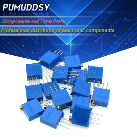 10PCS 3296W-1-502LF 3296W 5K ohm 502 3296W-1-502 3296W-502 W502 Trimpot Trimmer Potentiometer ► Photo 1/2