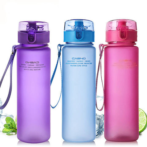 400/560ml Sports Cup Leakproof Plastic Water Bottle Portable Student Cup Summer Children Customized New Product Creative Cup ► Photo 1/6