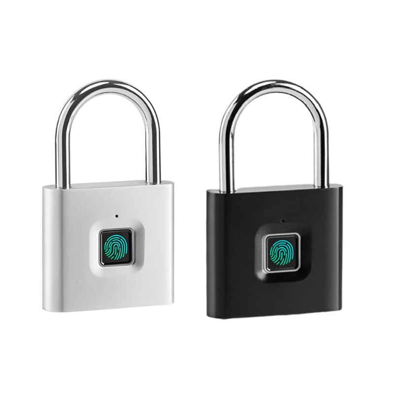 Smart Keyless Door Lock Fingerprint Padlock Biometric Waterproof Electronic
