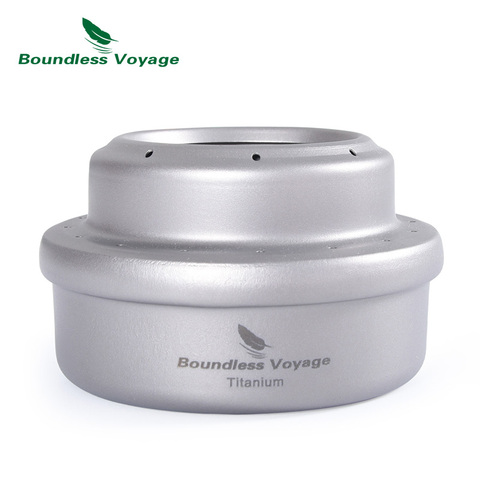 Boundless Voyage Titanium Spirit Stove Camping Alcohol Stove Outdoor Mini Alcohol Stove Ultralight Portable Titanium Stove ► Photo 1/6