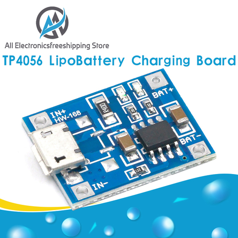 10pcs TP4056 1A Lipo Battery Charging Board Charger Module lithium battery DIY MICRO Port Mike USB New Arrival ► Photo 1/6