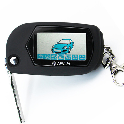 B9 folding car flip remote For Starline B9 LCD Remote Controller For Two Way Car Alarm Starline B9 Twage Keychain ► Photo 1/5